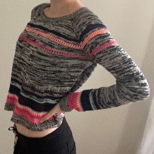 Miami Colorful Knit Stripe Sweater